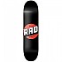 [해외]RAD SKATEBOARDS Solid Logo 스케이트보드 데크 14141115354 Black Red