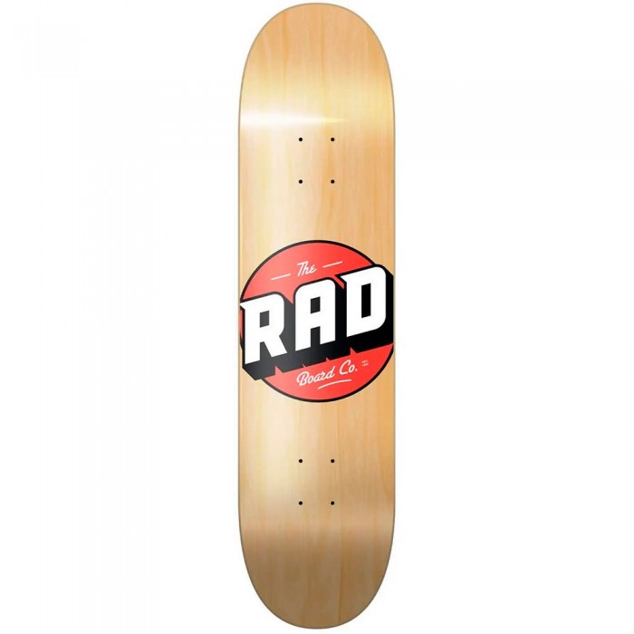 [해외]RAD SKATEBOARDS Solid Logo 스케이트보드 데크 14141115356 Natural Maple