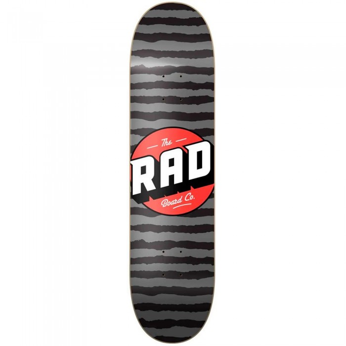 [해외]RAD SKATEBOARDS Stripes Logo 스케이트보드 데크 14141115364 Flock