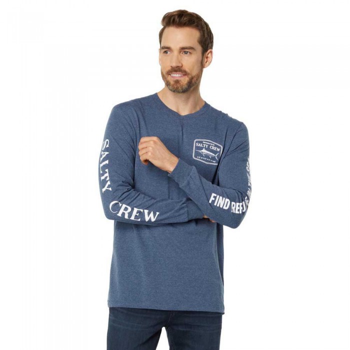 [해외]SALTY CREW Stealth Standard 긴팔 티셔츠 14141077208 Navy Heather