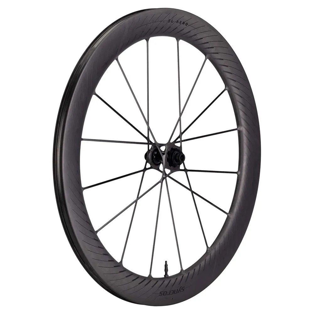 [해외]싱크로스 Capital SL Aero 700C CL Disc Tubeless 도로 자전거 앞바퀴 1140829860 Black Matt