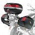 [해외]기비 Monokey/Monolock Yamaha XJR 1300 상단 케이스 후면 장착 9138046660 Black