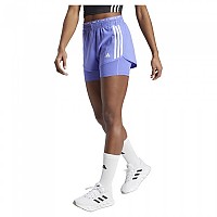 [해외]아디다스 Own The Run 3 Stripes 2In1 반바지 6141125845 Semi Cobalt Blue