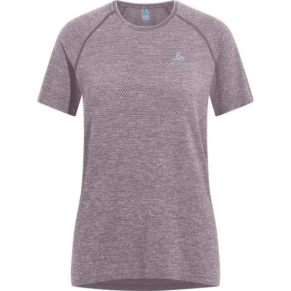 [해외]오들로 Crew Essential Seamless 반팔 티셔츠 6140799496 Gray Ridge Melange