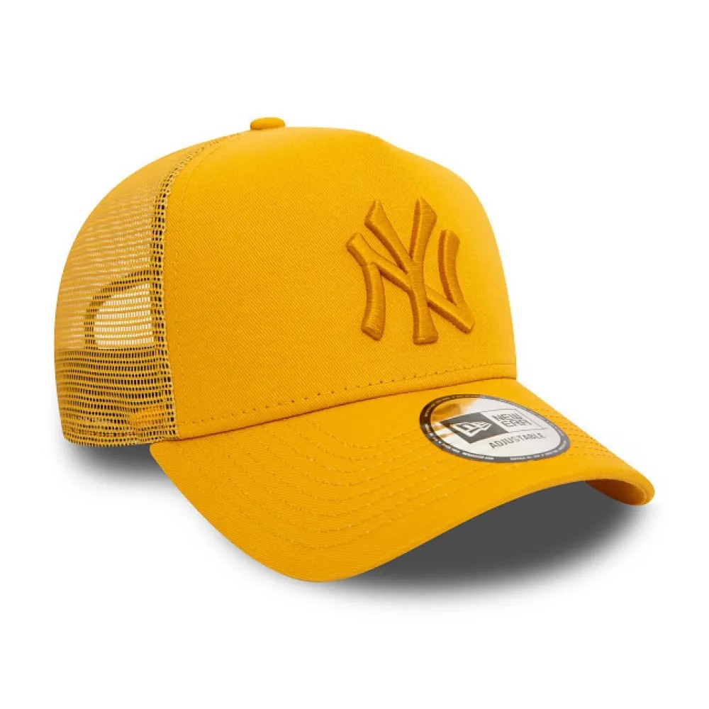 [해외]뉴에라 League Ess New York Yankees 트럭 운전사 모자 141163498 Dark Yellow