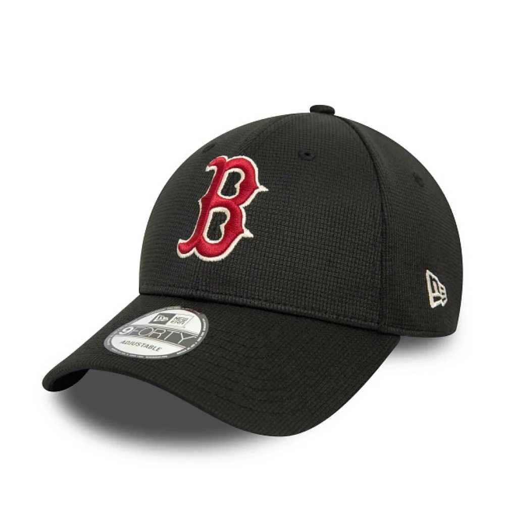 [해외]뉴에라 Pivot Knit 9Forty Boston Red Sox 모자 141163797 Black