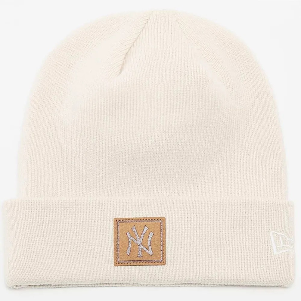 [해외]뉴에라 팀 Patch Cuff New York Yankees 비니 141163942 Light Beige