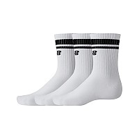 [해외]뉴발란스 Essentials Line Midcalf 양말 3 켤레 141042871 White