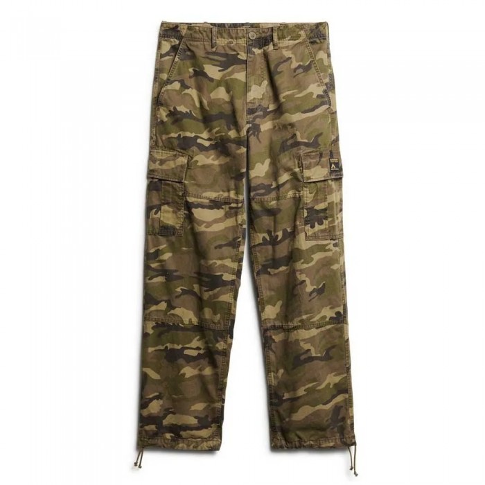 [해외]슈퍼드라이 Baggy 카고 팬츠 141398451 US Woodland Camo