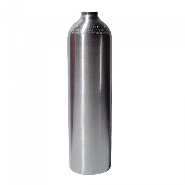 [해외]METALSUB S40 Aluminium 207 Bar Cylinder 스쿠버 탱크 10141337593 Silver