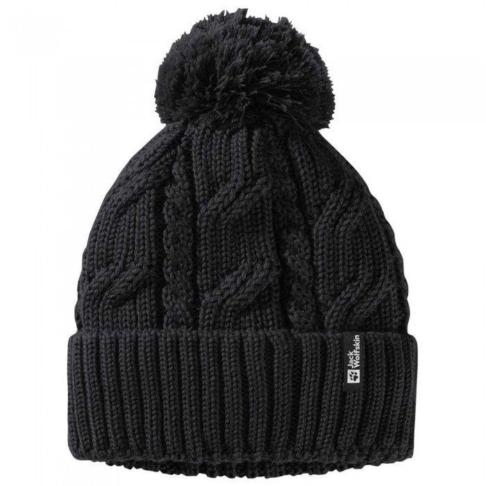 [해외]잭울프스킨 Pompom 비니 4141321193 Black