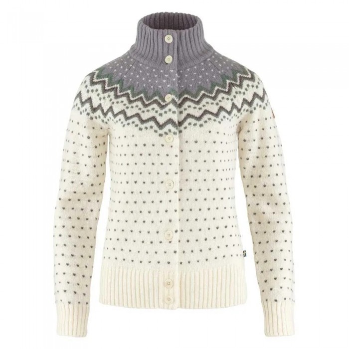 [해외]피엘라벤 ?vik Knit Cardigan 스웨터 4140217795 Chalk White / Flint Grey