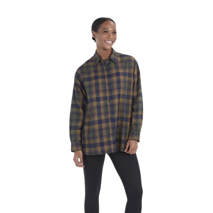 [해외]마모트 Fairfax Lightweight Relaxed Flannel 긴팔 셔츠 4141392917 Nori / Golden Sun