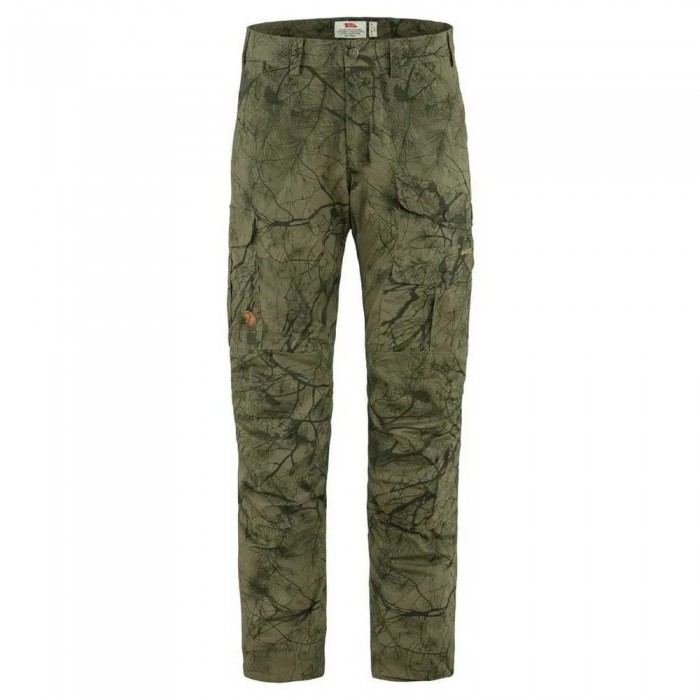 [해외]피엘라벤 Barents Pro Hydratic 바지 4140211573 Green Camo / Deep Forest