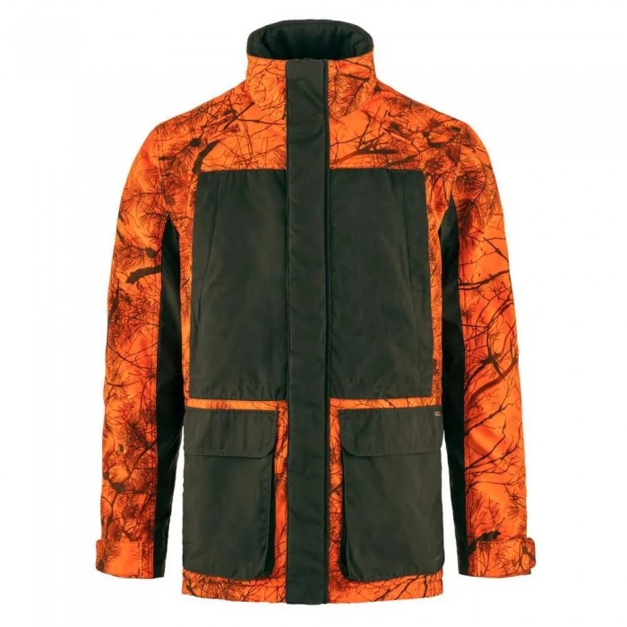 [해외]피엘라벤 Brenner Pro Padded 자켓 4140217527 Orange Multi Camo / Deep Forest