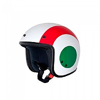 [해외]PIAGGIO Vespa Italian Flag 오픈 페이스 헬멧 9140992131 White / Green / Red