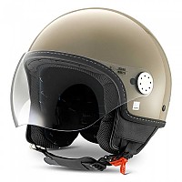 [해외]PIAGGIO Vespa Visor 4.0 오픈 페이스 헬멧 9141112889 Glossy Beige