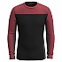 [해외]스마트울 Classic 써멀 Merino Colorblock Crew 긴팔 베이스 레이어 9140817005 Black / Currant