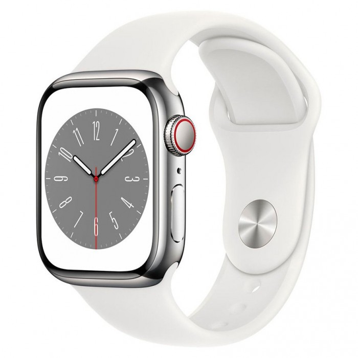 [해외]APPLE Series 8 GPS+Cellular 41 mm watch 6139331681 Silv Stain What