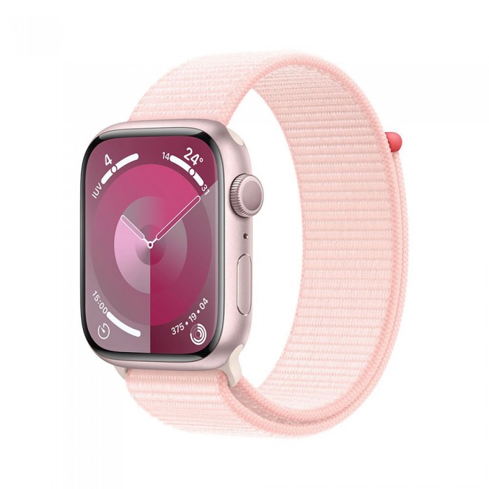 [해외]APPLE Series 9 GPS Sport Loop 45 mm watch 6140371234 Pink Light