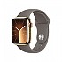 [해외]APPLE Series 9 GPS+Cellular 41 mm watch 6140371236 Gold / Steel Clay