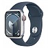 [해외]APPLE Series 9 GPS+Cellular Sport 41 mm watch 6140371492 Silver / Blue