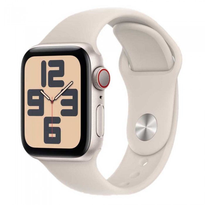 [해외]APPLE SE GPS + Cellular 40 mm Sport Band watch 6140375040 Starlight