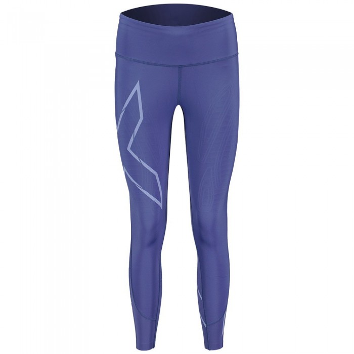 [해외]2XU Light Speed Mid Rise 레깅스 6140623610 Marlin / Hydrangea Reflective