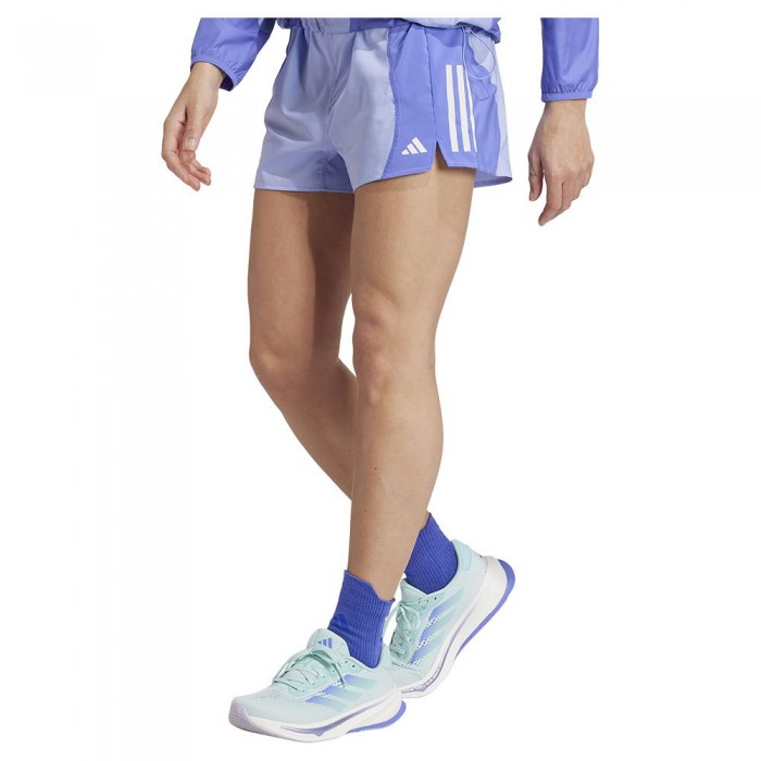 [해외]아디다스 Own The Run Base Aeroready 4´´ 반바지 6141125858 Semi Cobalt Blue / Blue Spark