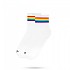 [해외]AMERICAN SOCKS 레인bow Pride Cotton 짧은 양말 6139030728 White / Muliticolour