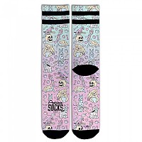 [해외]AMERICAN SOCKS Pet Revolution Coolmax Half 긴 양말 6139030709 Pink / Blue