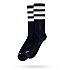 [해외]AMERICAN SOCKS Back II Cotton Half 긴 양말 6139030855 Black / White