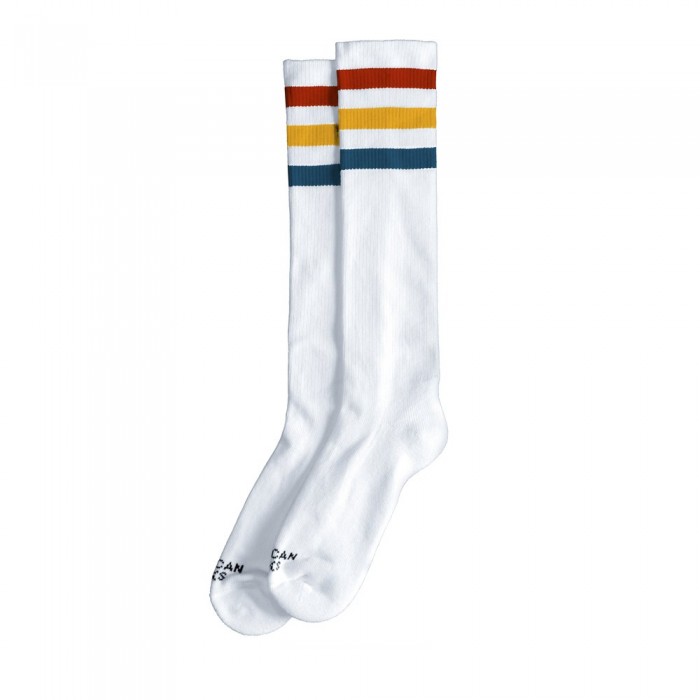 [해외]AMERICAN SOCKS Stifler 긴 양말 6139030864 White / Yellow