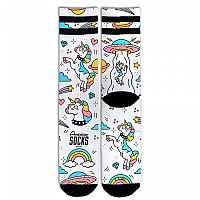 [해외]AMERICAN SOCKS Twinkle Coolmax Half 긴 양말 6139030863 White / Blue