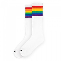 [해외]AMERICAN SOCKS 레인bow Pride 양말 6139542597 White