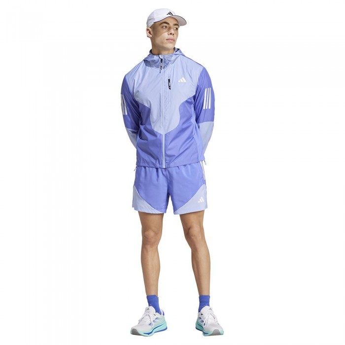 [해외]아디다스 Own The Run Base Aeroready 5´´ 반바지 6141125860 Semi Cobalt Blue / Blue Spark