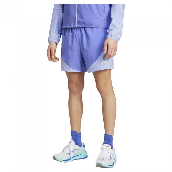 [해외]아디다스 Own The Run Base Aeroready 7´´ 반바지 6141125862 Semi Cobalt Blue / Blue Spark