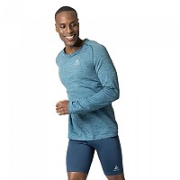 [해외]오들로 Crew Essential Seamless 긴팔 티셔츠 6139667655 Saxony Blue Melange