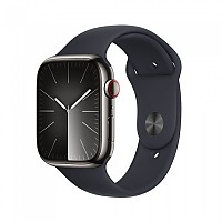 [해외]APPLE Watch Series 9 GPS+Cellular 14140371244 Graphite / Steel Midnight