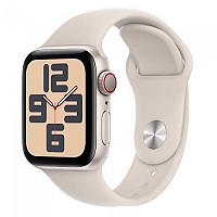 [해외]APPLE SE GPS + Cellular 40 mm Sport Band watch 14140375040 Starlight