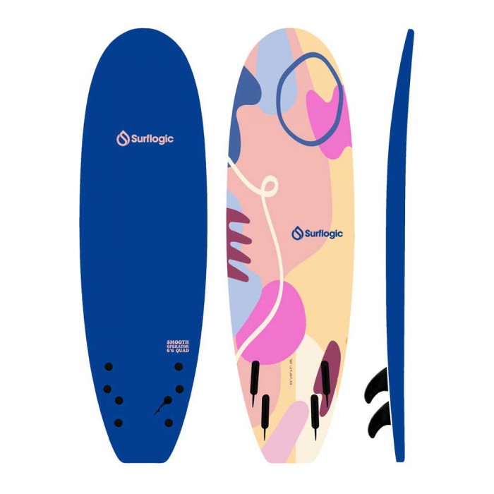 [해외]SURFLOGIC 서핑보드 Smooth Operator 6´6 Quad 14140836044 Navy