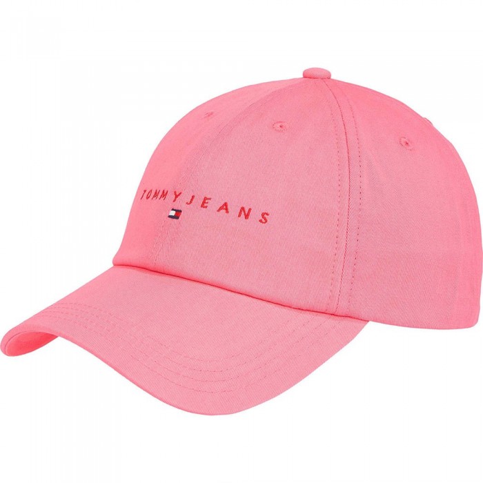 [해외]타미 진 Linear Logo 6 Panel 모자 141213678 Preppy Pink