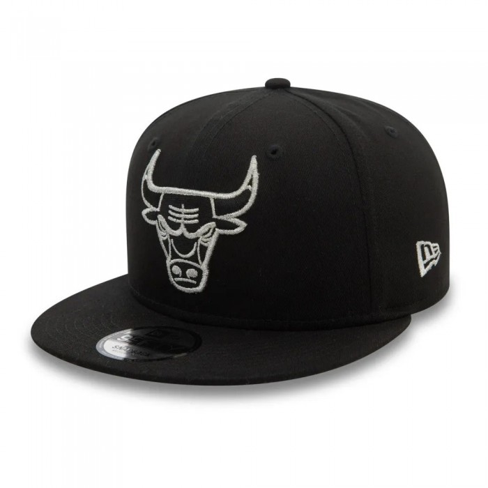 [해외]뉴에라 Metallic Outli9Fifty Chicago Bulls 모자 141414715 Black