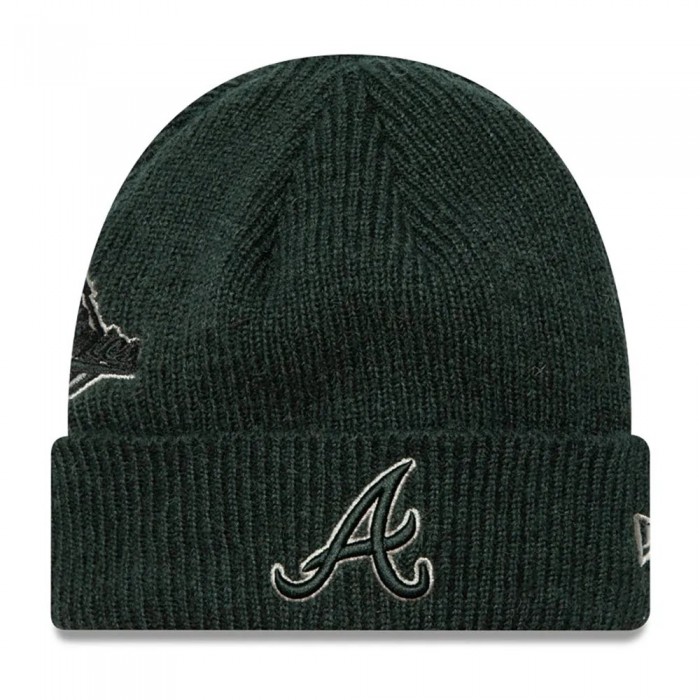 [해외]뉴에라 Patch Atlanta Braves 비니 141414846 Dark Green