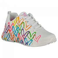 [해외]스케쳐스 Uno Lite 운동화 140624634 White Durabuck W Multi Color Heart Print