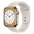 [해외]APPLE Series 8 GPS+Cellular 45 mm watch 1139331687 Gold Stain Star