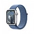 [해외]APPLE Series 9 GPS Loop 41 mm watch 1140371223 Silver / Winter Blue