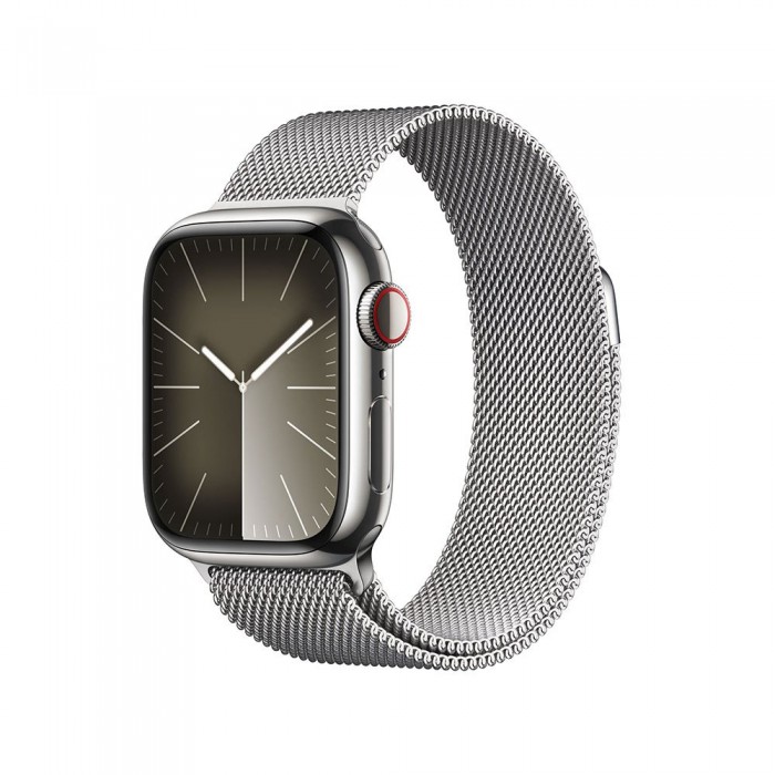 [해외]APPLE Series 9 GPS Loop 41 mm watch 1140371224 Silver Steel Milanese