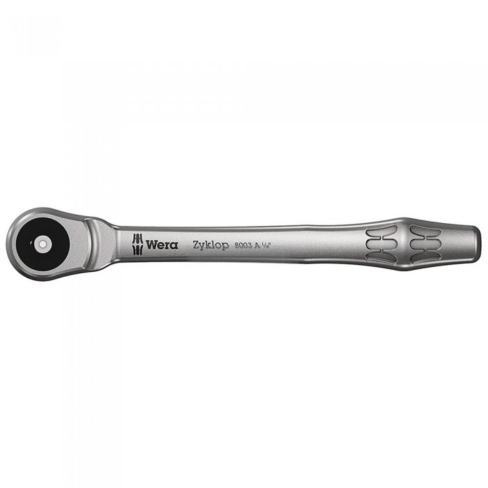 [해외]WERA 8003 A Zyklop Metal Ratchet 1/4 Drive 툴 1137894154 Silver