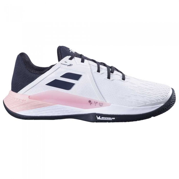 [해외]바볼랏 Propulse fury 3 파델 신발 12141283236 White / Pink